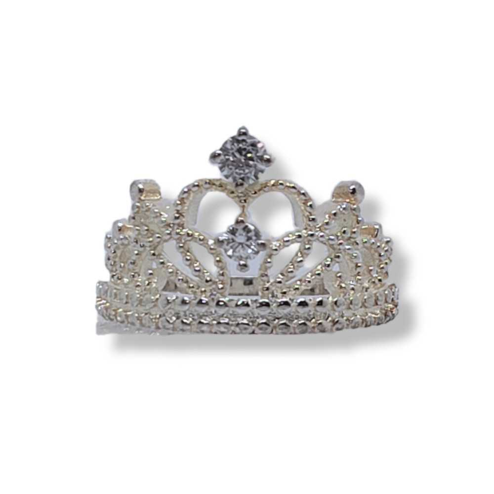 Sterling Silver Plated Round Simulated Diamond Cr… - image 1